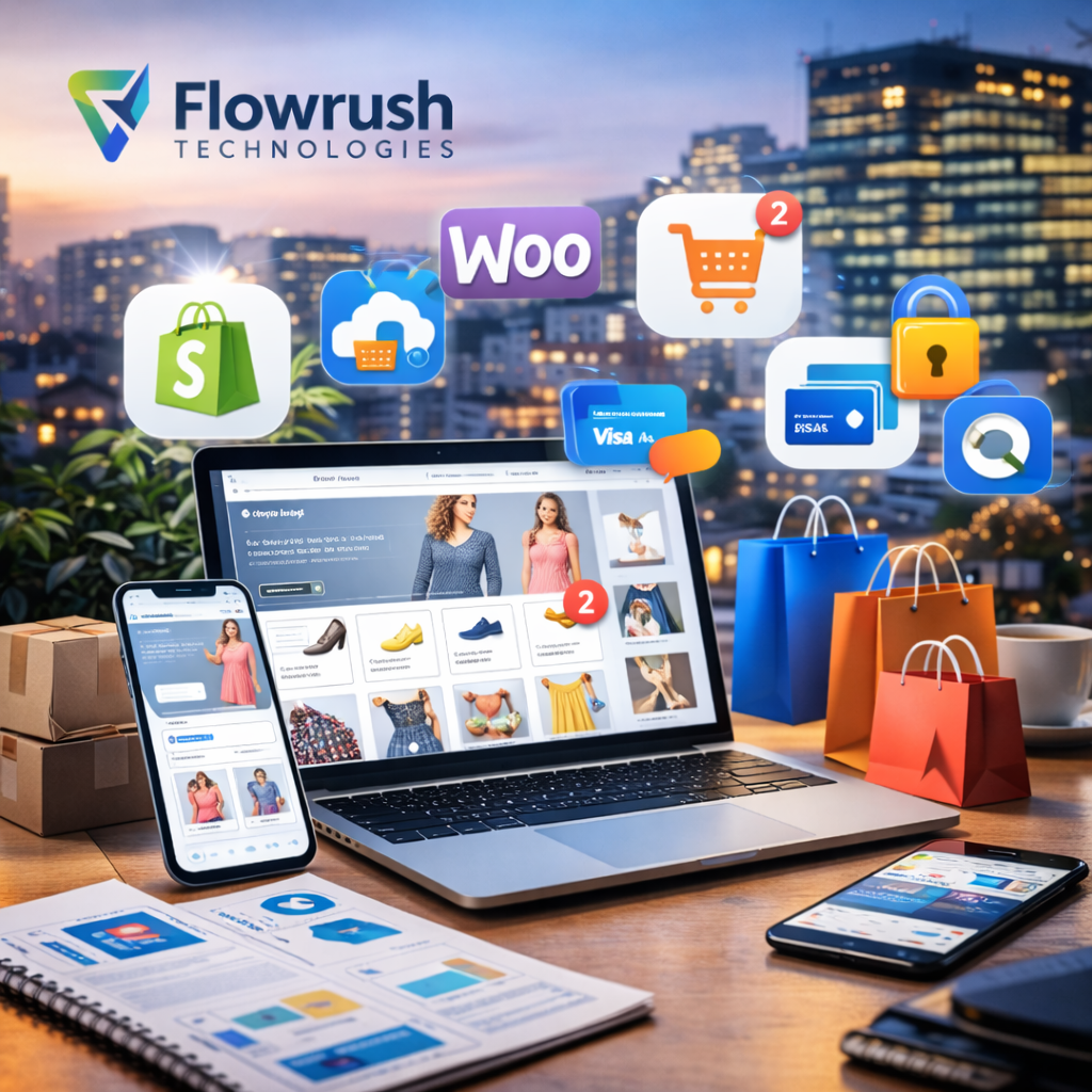 eCommerce Development in Gurugram - Flowrush Technologies